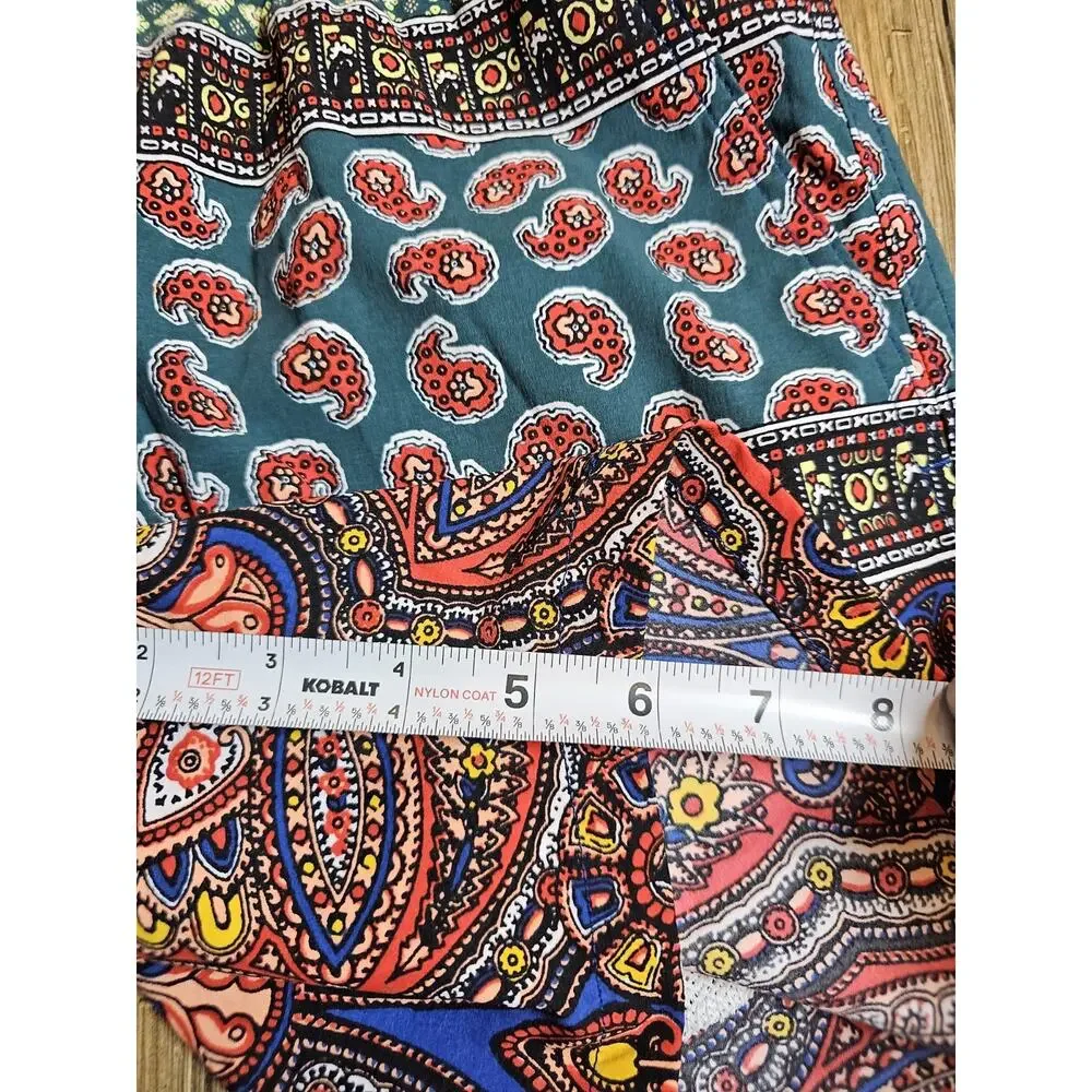 J. Crew Paisley Print Multi Color Swim Trunks Econyl Nylon Men's S NWT Sold Out - Picture 4 of 9